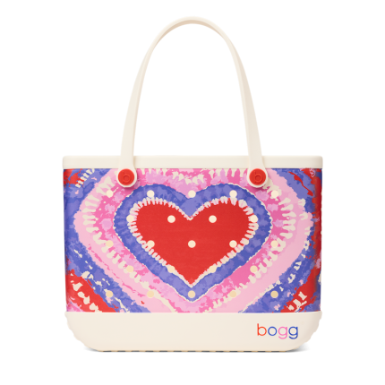 Original Bogg Bag - Dye-licious Heart Buoy Red