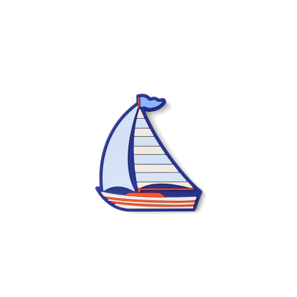 Bogg Bit  - Sailboat